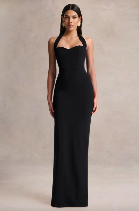 Zosia Sweetheart-Neck Maxi Dress